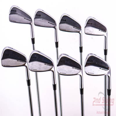 Ping Blueprint Iron Set 3-PW True Temper Dynamic Gold 120 Steel Stiff Right Handed Red dot 38.0in