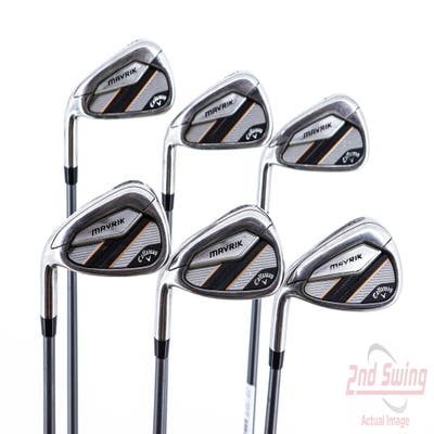 Callaway Mavrik Iron Set 5-PW Project X Catalyst 55 Graphite Senior Left Handed 38.5in