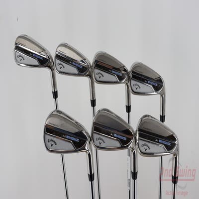 Callaway Paradym Ai Smoke Iron Set 5-PW AW True Temper Elevate 95 Steel Regular Right Handed 38.5in