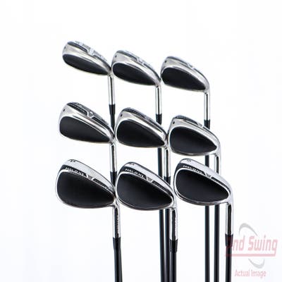 Cleveland Launcher XL Halo Iron Set 4-PW AW SW UST Mamiya Helium Nanocore 60 Graphite Regular Right Handed 39.0in