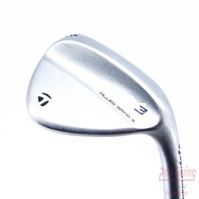 TaylorMade Milled Grind 3 Raw Chrome Wedge Sand SW 56° 14 Deg Bounce Dynamic Gold Tour Issue S200 Steel Stiff Right Handed 35.25in