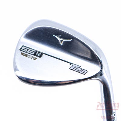 Mizuno T22 Satin Chrome Wedge Sand SW 56° 10 Deg Bounce D Grind Dynamic Gold Tour Issue S400 Steel Stiff Right Handed 35.5in