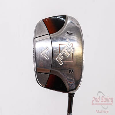 Callaway FT-i Squareway Fairway Wood 5 Wood 5W 18° Callaway Fujikura Fit-On M FW Graphite Senior Right Handed 42.5in