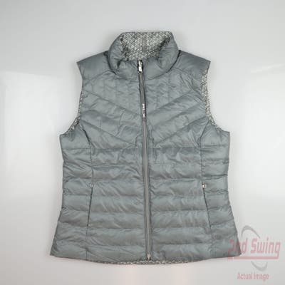 New Womens Ralph Lauren RLX Vest Medium M Gray MSRP $298