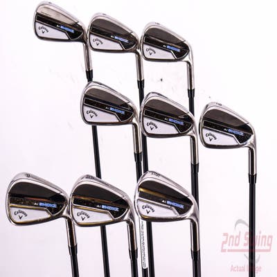 Callaway Paradym Ai Smoke Iron Set 4-PW PW2 SW Project X Cypher 2.0 60 Graphite Regular Right Handed 39.0in