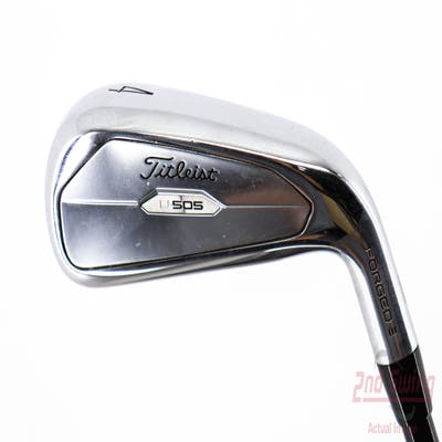 Titleist 2023 U 505 Utility Utility Iron 4 Utility 22° Project X HZRDUS Black 4G 80 Graphite Stiff Right Handed 38.75in