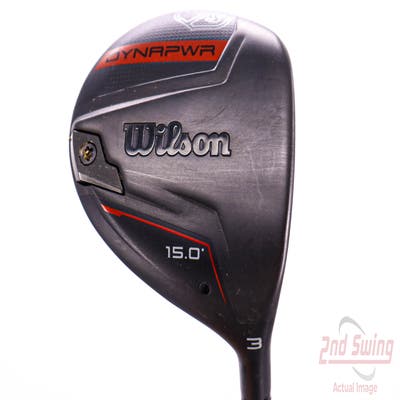 Wilson Staff Dynapwr Fairway Wood 3 Wood 3W 15° PX HZRDUS Smoke Black RDX 70 Graphite Stiff Right Handed 43.25in