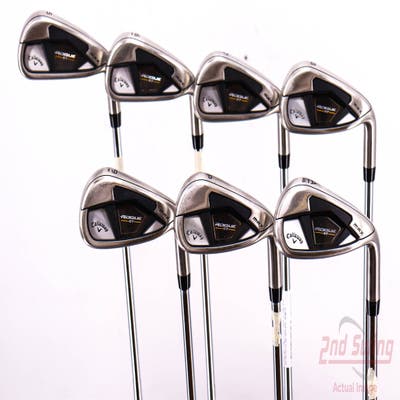 Callaway Rogue ST Max Iron Set 5-PW AW True Temper XP 95 Black S300 Steel Stiff Right Handed 38.5in