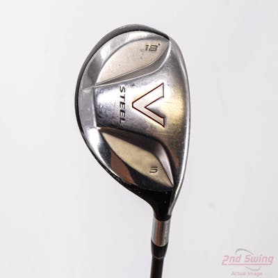 TaylorMade V Steel Fairway Wood 5 Wood 5W 18° TM M.A.S.2 Graphite Regular Right Handed 42.5in