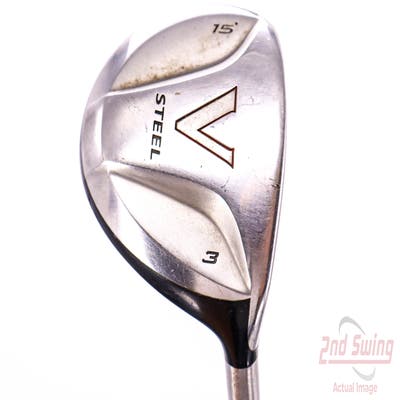 TaylorMade V Steel Fairway Wood 3 Wood 3W 15° Callaway Stock Graphite Graphite Regular Right Handed 43.25in