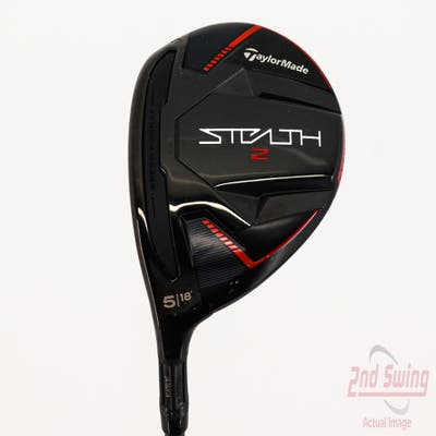 Mint TaylorMade Stealth 2 Fairway Wood 5 Wood 5W 18° Fujikura Ventus Red TR 5 Graphite Regular Left Handed 42.5in