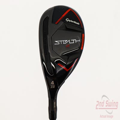 Mint TaylorMade Stealth 2 Rescue Hybrid 4 Hybrid 22° Fujikura Ventus TR Red HB 7 Graphite Stiff Left Handed 40.5in