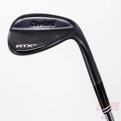 Cleveland RTX 4 Black Satin Wedge Lob LW 58° 9 Deg Bounce Dynamic Gold Tour Issue S400 Steel Stiff Right Handed 35.5in