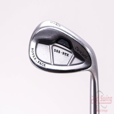 Cleveland 588 RTX CB Satin Chrome Wedge Lob LW 60° 12 Deg Bounce True Temper Dynamic Gold Steel Wedge Flex Right Handed 35.75in