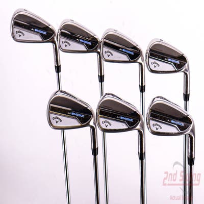 Callaway Paradym Ai Smoke Iron Set 5-PW AW True Temper Elevate 95 Steel Regular Right Handed 38.5in