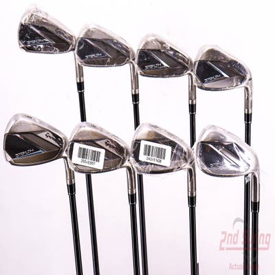 Mint TaylorMade Stealth Iron Set 5-PW AW SW Fujikura Ventus Red 5 Graphite Senior Right Handed 38.5in