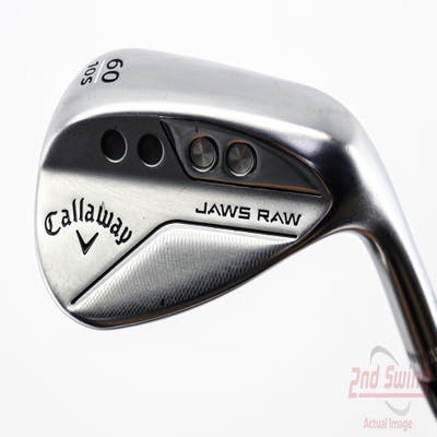 Callaway Jaws Raw Chrome Wedge Lob LW 60° 10 Deg Bounce S Grind Dynamic Gold Spinner TI Steel Wedge Flex Right Handed 35.0in