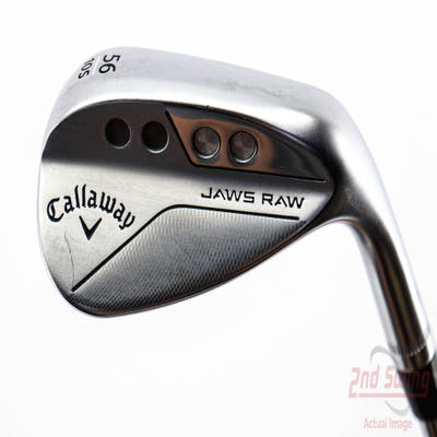 Callaway Jaws Raw Chrome Wedge Sand SW 56° 10 Deg Bounce S Grind Dynamic Gold Spinner TI Steel Wedge Flex Right Handed 35.0in