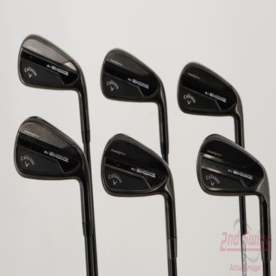 Callaway Limited Edition Paradym Ai Smoke Black Iron Set 5-PW True Temper Elevate MPH 95 Blk Steel Regular Right Handed 38.0in