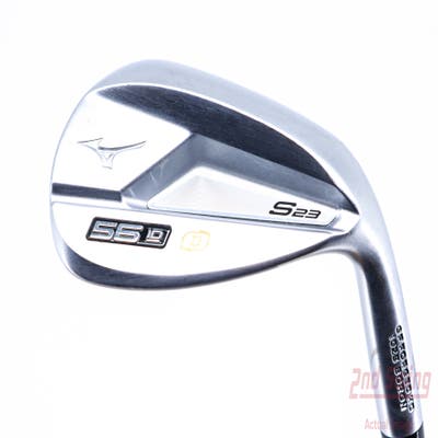 Mizuno S23 Satin Chrome Wedge Sand SW 56° 10 Deg Bounce D Grind FST KBS Hi-Rev 2.0 115 Steel Wedge Flex Right Handed 35.5in