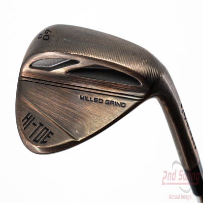 TaylorMade Milled Grind HI-TOE 3 Copper Wedge Lob LW 60° 13 Deg Bounce FST KBS Hi-Rev 2.0 115 Steel Wedge Flex Right Handed 35.0in