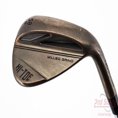 TaylorMade Milled Grind HI-TOE 3 Copper Wedge Lob LW 58° 10 Deg Bounce FST KBS Hi-Rev 2.0 115 Steel Wedge Flex Right Handed 35.0in