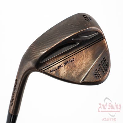 TaylorMade Milled Grind HI-TOE 3 Copper Wedge Lob LW 60° 13 Deg Bounce FST KBS Hi-Rev 2.0 115 Steel Wedge Flex Left Handed 35.0in