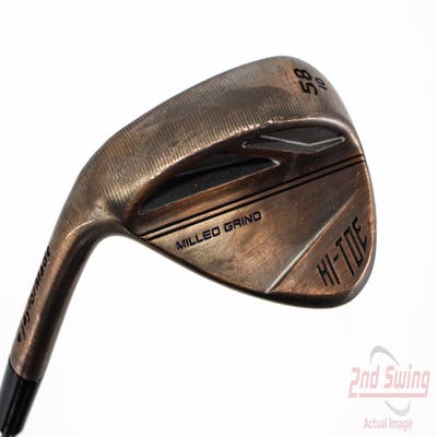 TaylorMade Milled Grind HI-TOE 3 Copper Wedge Lob LW 58° 10 Deg Bounce FST KBS Hi-Rev 2.0 115 Steel Wedge Flex Left Handed 35.0in