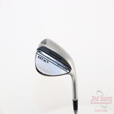 Cleveland RTX 6 ZipCore Tour Satin Wedge Lob LW 58° 10 Deg Bounce Dynamic Gold Spinner TI Steel Wedge Flex Right Handed 35.25in