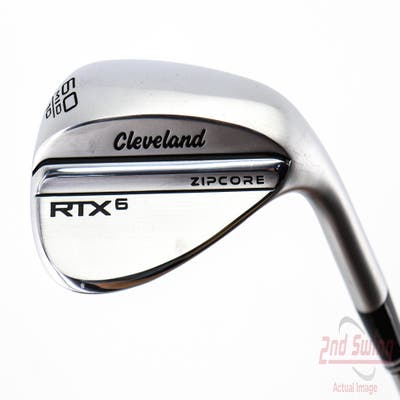 Cleveland RTX 6 ZipCore Tour Satin Wedge Lob LW 60° 10 Deg Bounce Mid Dynamic Gold Spinner TI Steel Wedge Flex Right Handed 35.25in