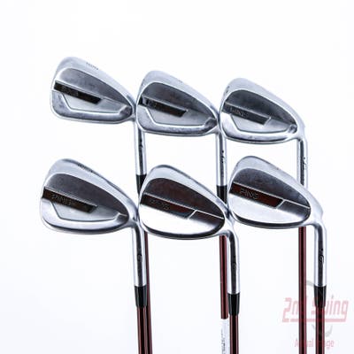 Ping G700 Iron Set 6-PW AW Stock Graphite Shaft Graphite Regular Right Handed Black Dot 38.5in