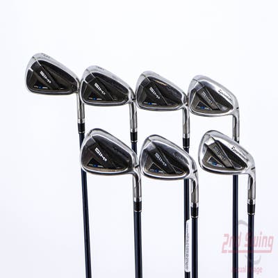 TaylorMade SIM2 MAX Iron Set 5-PW AW Fujikura Ventus Blue 6 Graphite Regular Right Handed 38.5in