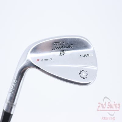 Titleist Vokey SM6 Tour Chrome Wedge Gap GW 50° 12 Deg Bounce F Grind Dynamic Gold Tour Issue S400 Steel Stiff Left Handed 36.0in