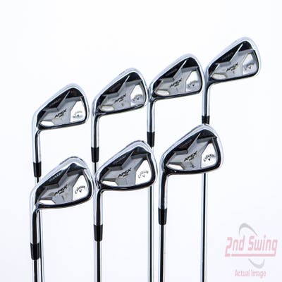 Callaway Apex Pro 19 Iron Set 4-PW True Temper Dynamic Gold X100 Steel X-Stiff Left Handed 38.5in