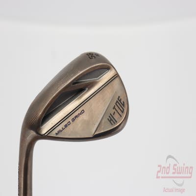 TaylorMade Milled Grind HI-TOE 3 Copper Wedge Lob LW 58° 10 Deg Bounce FST KBS Hi-Rev 2.0 115 Steel Stiff Left Handed 35.0in