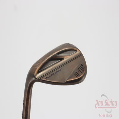 TaylorMade Milled Grind HI-TOE 3 Copper Wedge Lob LW 60° 10 Deg Bounce FST KBS Hi-Rev 2.0 115 Steel Stiff Left Handed 35.0in