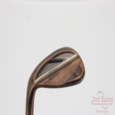 TaylorMade Milled Grind HI-TOE 3 Copper Wedge Gap GW 50° 9 Deg Bounce FST KBS Hi-Rev 2.0 115 Steel Stiff Left Handed 35.5in