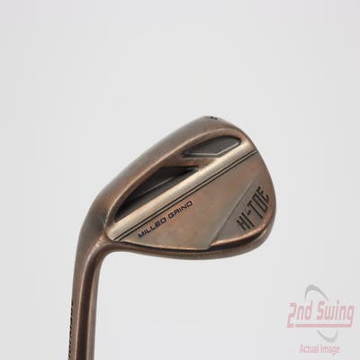 TaylorMade Milled Grind HI-TOE 3 Copper Wedge Lob LW 60° 13 Deg Bounce FST KBS Hi-Rev 2.0 115 Steel Stiff Left Handed 35.0in