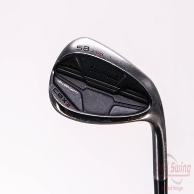 Cleveland CBX 2 Black Satin Wedge Lob LW 58° 10 Deg Bounce Aerotech SteelFiber i80 Graphite Regular Right Handed 36.0in