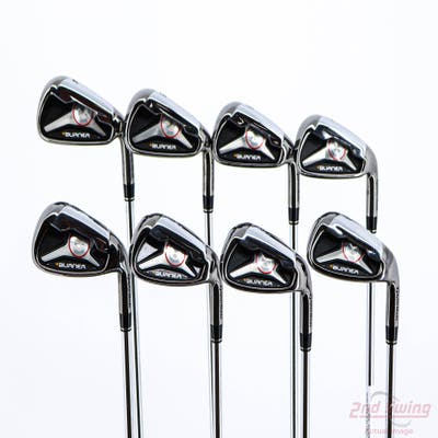 TaylorMade 2009 Burner Iron Set 4-PW AW TM Burner Superfast 85 Steel Regular Right Handed 38.5in