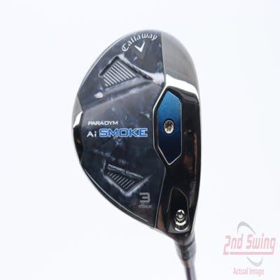 Mint Callaway Paradym Ai Smoke Max Fairway Wood 3 Wood 3W 15° Fujikura Ventus TR Blue VC 7 Graphite Stiff Right Handed 43.25in