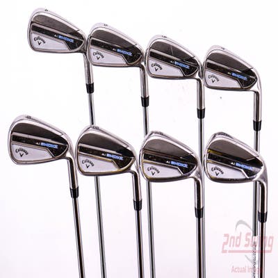 Callaway Paradym Ai Smoke Iron Set 4-PW AW True Temper Elevate MPH 95 Steel Stiff Right Handed 39.0in