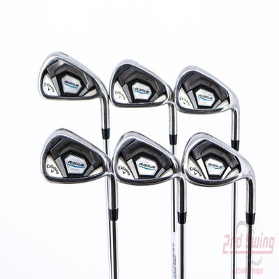 Callaway Rogue Iron Set 6-PW GW Stock Steel Shaft Steel Regular Right Handed 38.75in