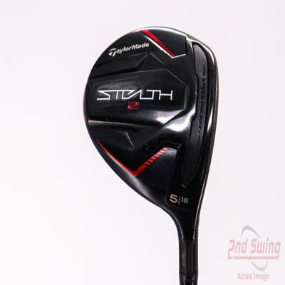 TaylorMade Stealth 2 Fairway Wood 5 Wood 5W 18° Fujikura Ventus Red TR 6 Graphite Stiff Right Handed 42.5in