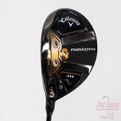 Callaway Paradym Triple Diamond Fairway Wood 3 Wood 3W 15° Mitsubishi Kai'li White 70 Graphite X-Stiff Left Handed 43.25in