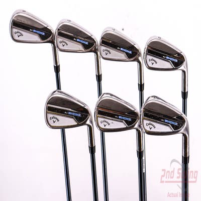 Callaway Paradym Ai Smoke Iron Set 5-PW AW UST Mamiya Recoil 75 Dart Graphite Regular Right Handed 38.5in