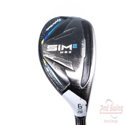 TaylorMade SIM2 MAX Rescue Hybrid 6 Hybrid 28° MCA Tensei AV Blue Raw 80 Graphite Stiff Right Handed 39.25in