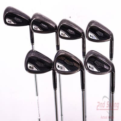 Adams Idea Tech V4.0 Hybrid Iron Set 7-PW GW SW LW True Temper Performance 75 Steel Regular Right Handed 37.5in