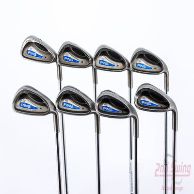 Ping G2 Iron Set 5-PW SW LW Stock Steel Shaft Steel Stiff Right Handed Black Dot 37.75in