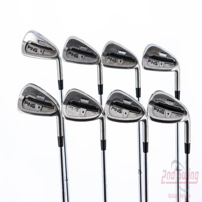 Ping S58 Iron Set 3-PW Ping DGX Steel Stiff Right Handed Blue Dot 38.5in